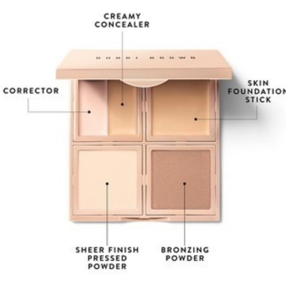 *NEW* Bobbi Brown 5 in 1 Essential Face Palettes - Natural & Warm Beige (F) - Picture 3 of 13